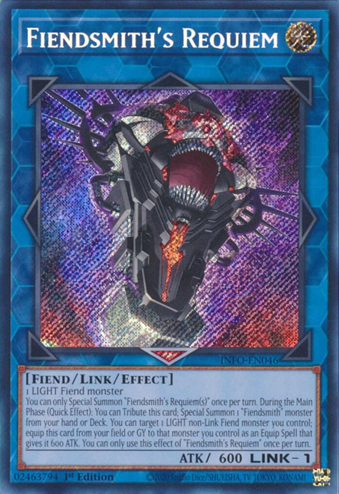 Fiendsmith's Requiem [INFO-EN046] Secret Rare | Enigma On Main