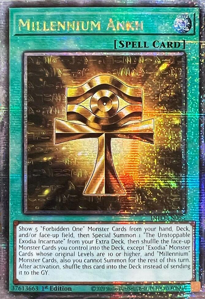 Millennium Ankh (Quarter Century Secret Rare) [INFO-EN053] Quarter Century Secret Rare | Enigma On Main