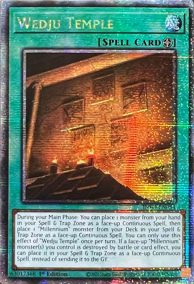 Wedju Temple (Quarter Century Secret Rare) [INFO-EN054] Quarter Century Secret Rare | Enigma On Main