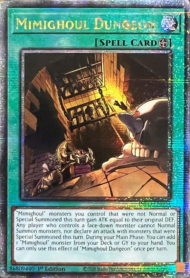 Mimighoul Dungeon (Quarter Century Secret Rare) [INFO-EN094] Quarter Century Secret Rare | Enigma On Main