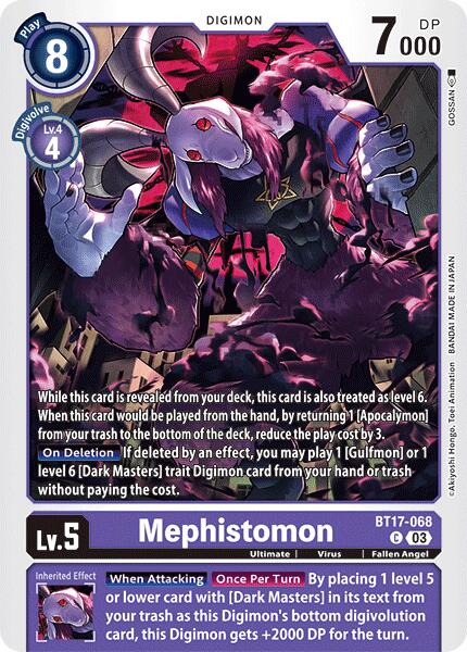 Mephistomon [BT17-068] [Secret Crisis] | Enigma On Main