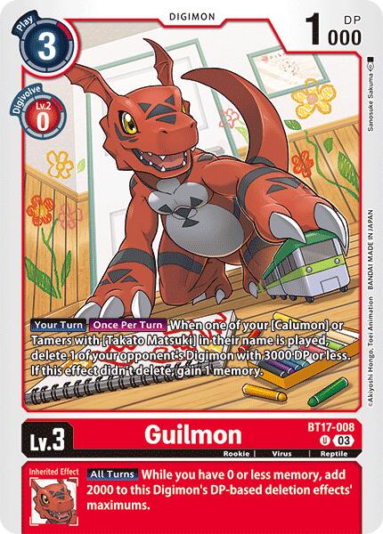 Guilmon [BT17-008] [Secret Crisis] | Enigma On Main