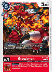 Growlmon [BT17-010] [Secret Crisis] | Enigma On Main