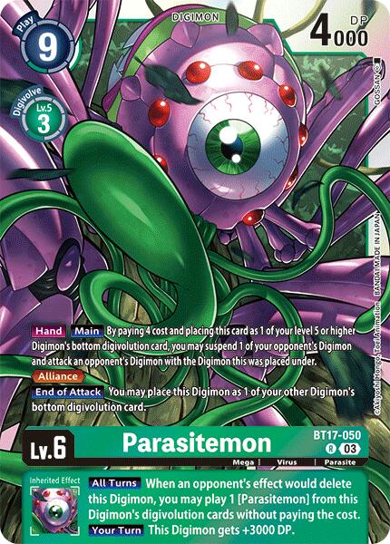 Parasitemon [BT17-050] [Secret Crisis] | Enigma On Main