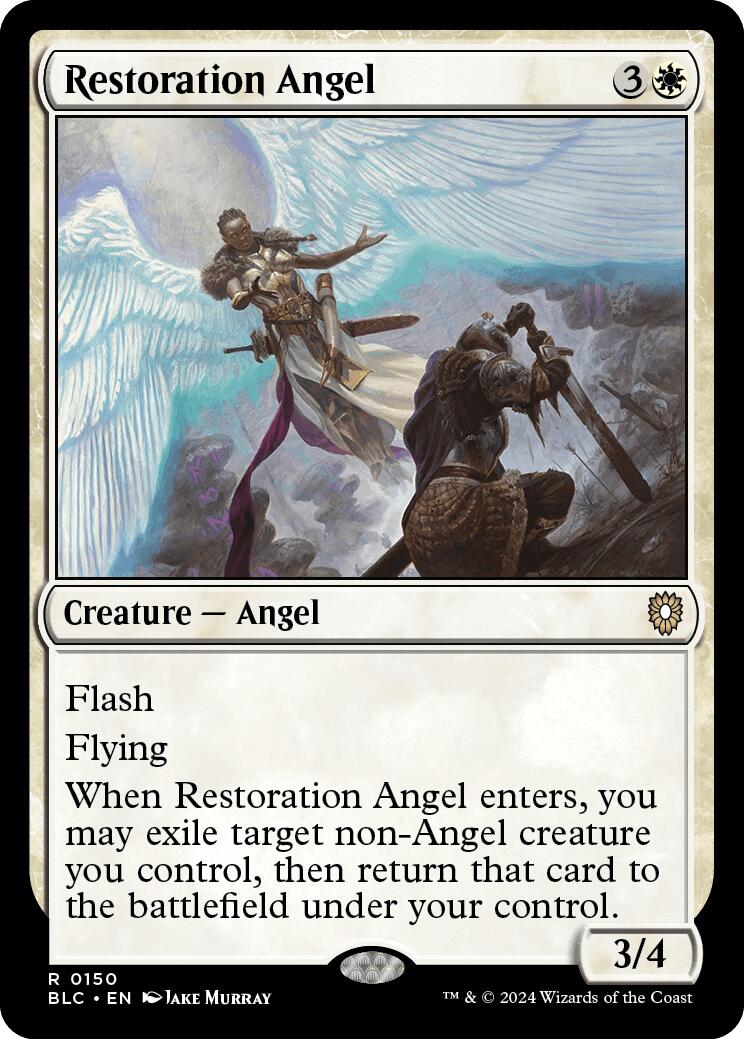 Restoration Angel [Bloomburrow Commander] | Enigma On Main