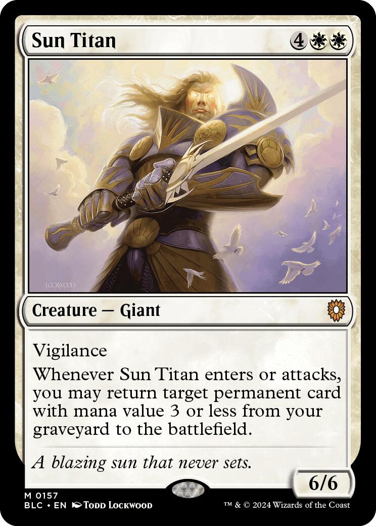 Sun Titan [Bloomburrow Commander] | Enigma On Main