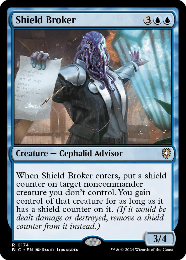 Shield Broker [Bloomburrow Commander] | Enigma On Main