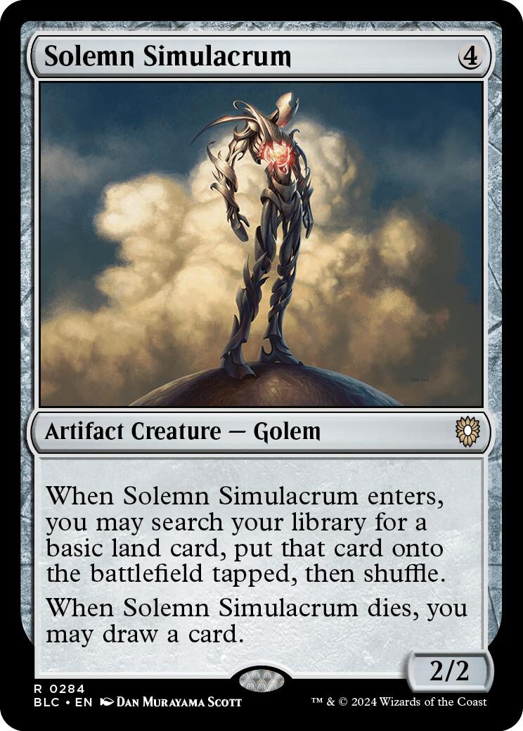 Solemn Simulacrum [Bloomburrow Commander] | Enigma On Main