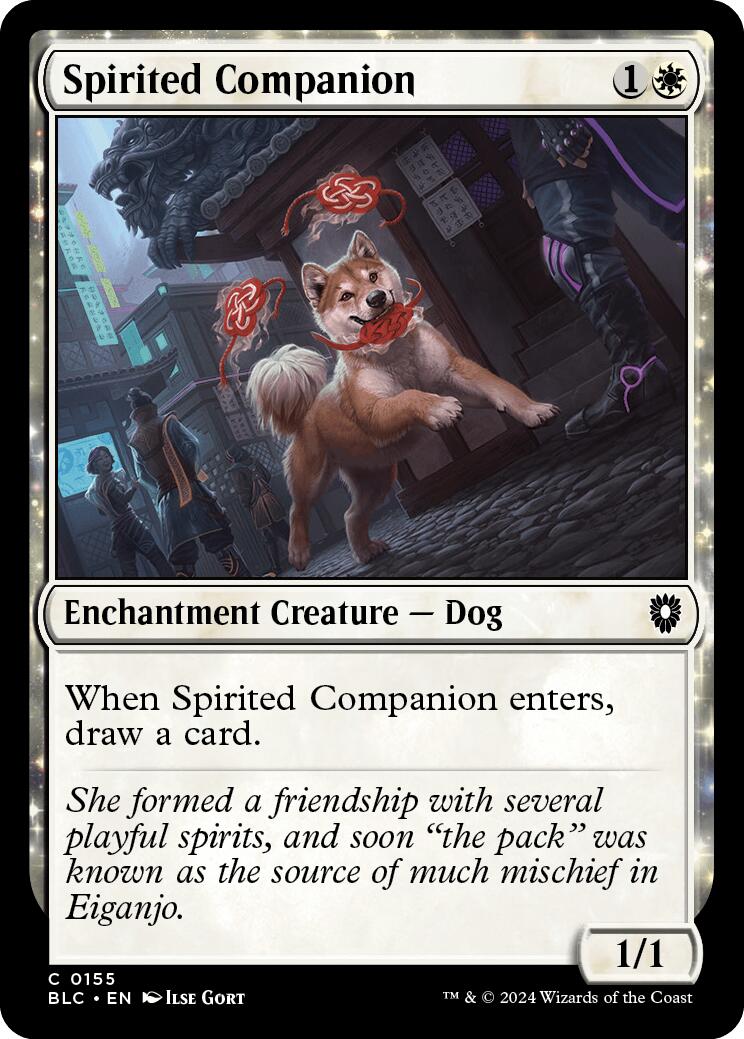 Spirited Companion [Bloomburrow Commander] | Enigma On Main