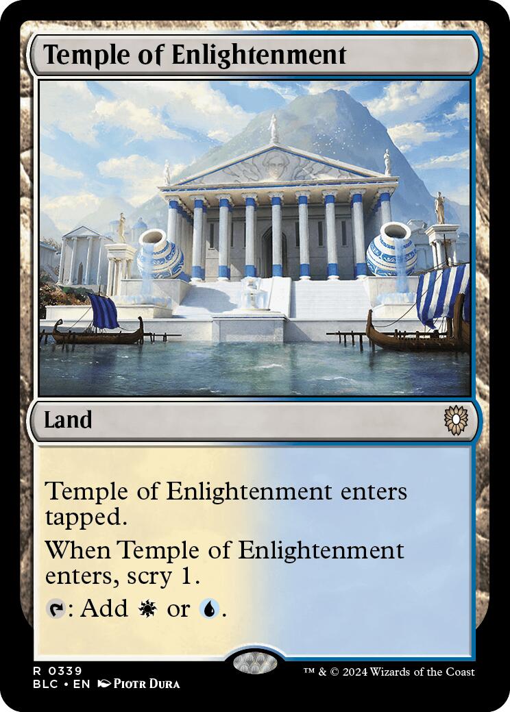 Temple of Enlightenment [Bloomburrow Commander] | Enigma On Main