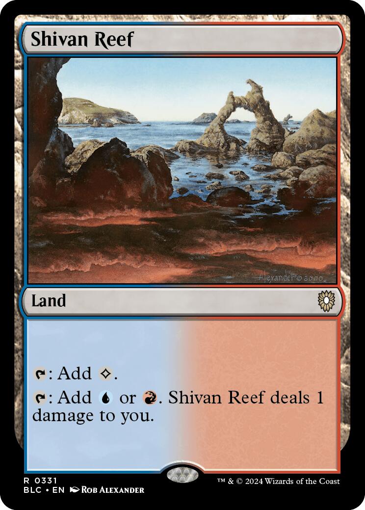 Shivan Reef [Bloomburrow Commander] | Enigma On Main