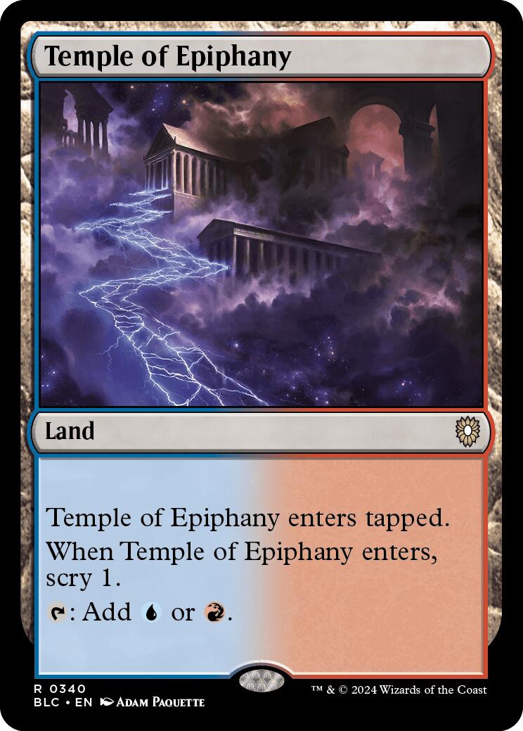 Temple of Epiphany [Bloomburrow Commander] | Enigma On Main