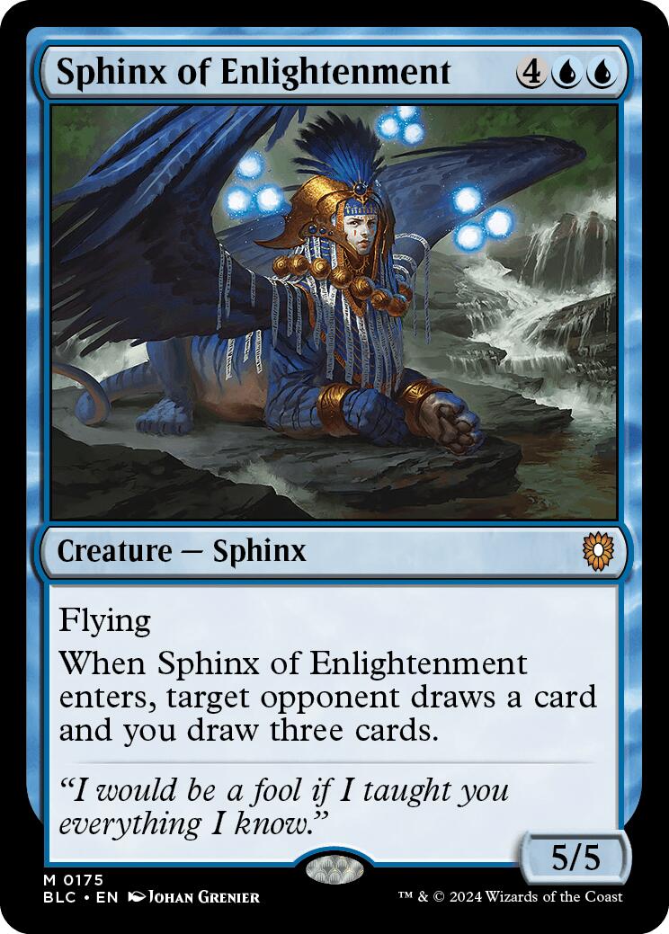 Sphinx of Enlightenment [Bloomburrow Commander] | Enigma On Main