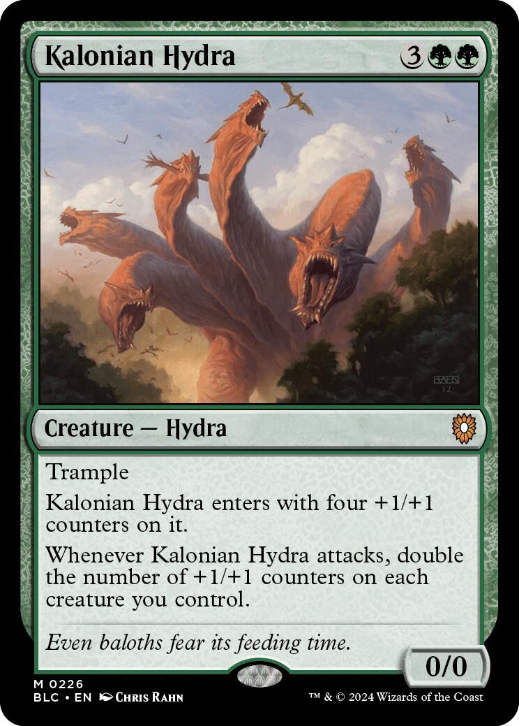 Kalonian Hydra [Bloomburrow Commander] | Enigma On Main