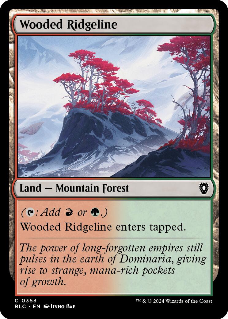 Wooded Ridgeline [Bloomburrow Commander] | Enigma On Main