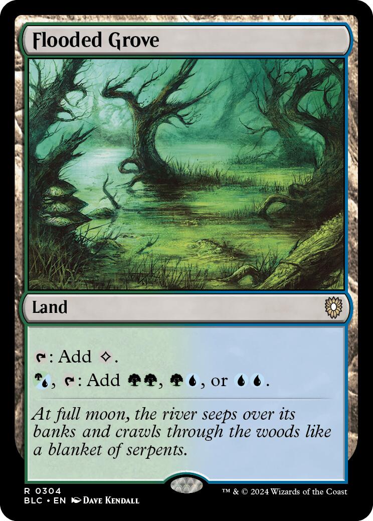 Flooded Grove [Bloomburrow Commander] | Enigma On Main