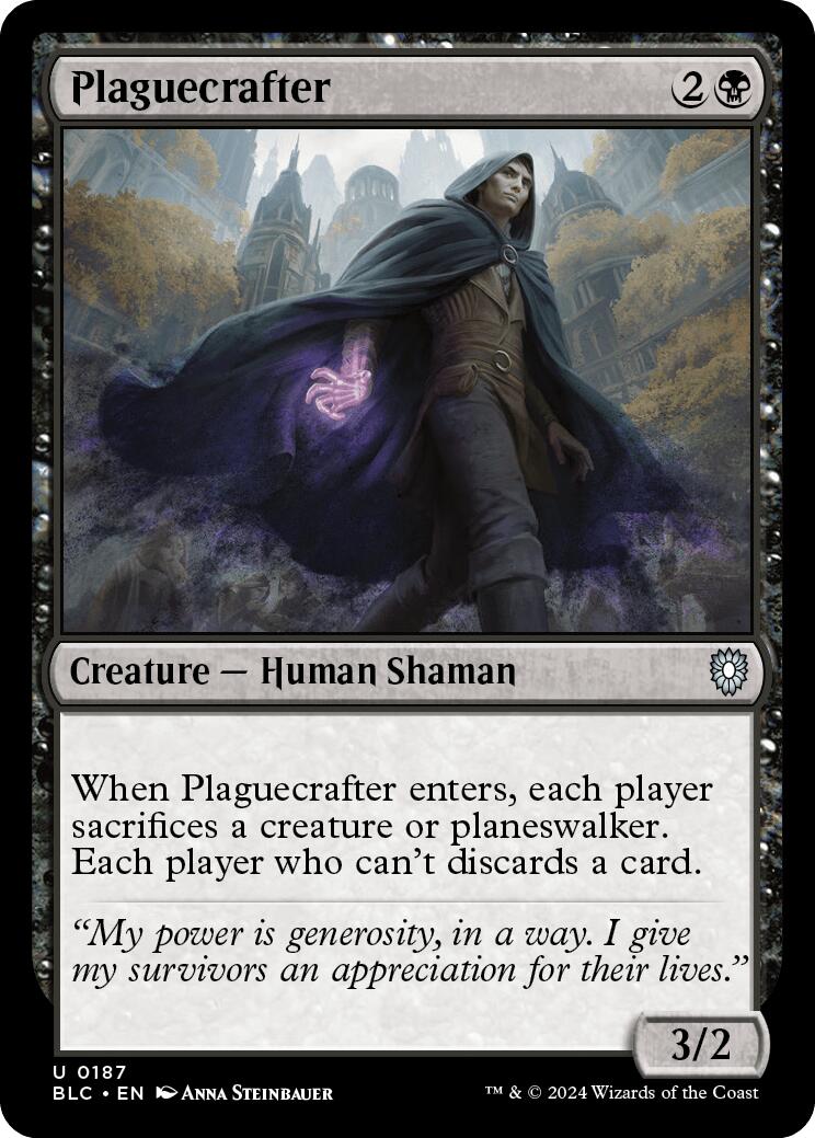 Plaguecrafter [Bloomburrow Commander] | Enigma On Main