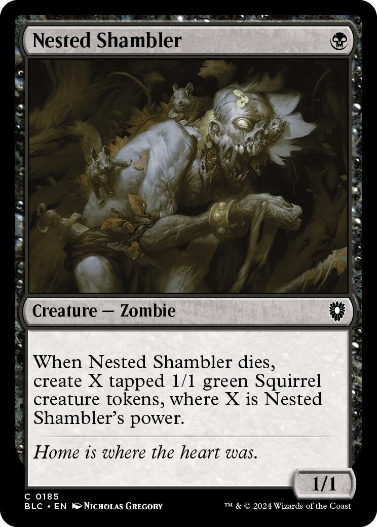 Nested Shambler [Bloomburrow Commander] | Enigma On Main