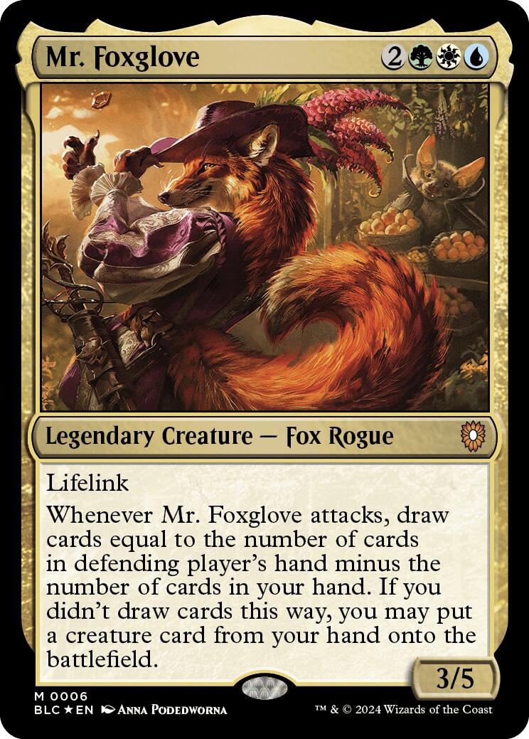 Mr. Foxglove [Bloomburrow Commander] | Enigma On Main