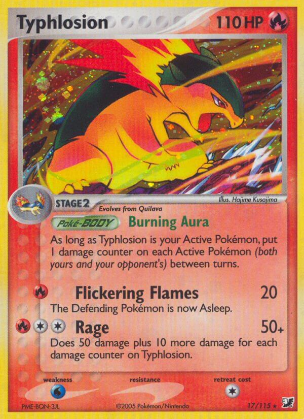 Typhlosion(17/115) (Theme Deck Exclusive) [EX: Unseen Forces] | Enigma On Main