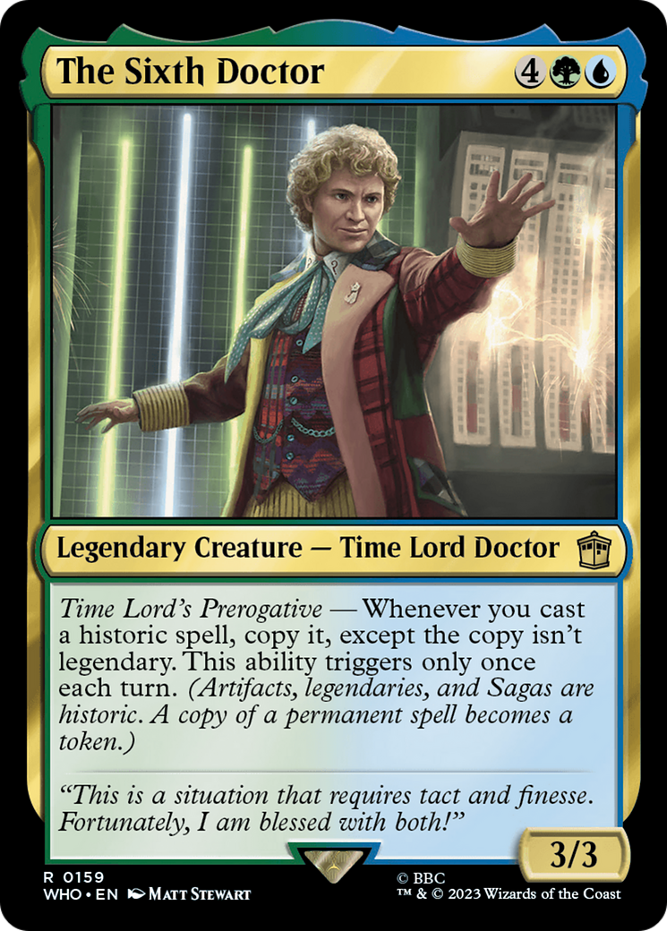 The Sixth Doctor [Doctor Who] | Enigma On Main