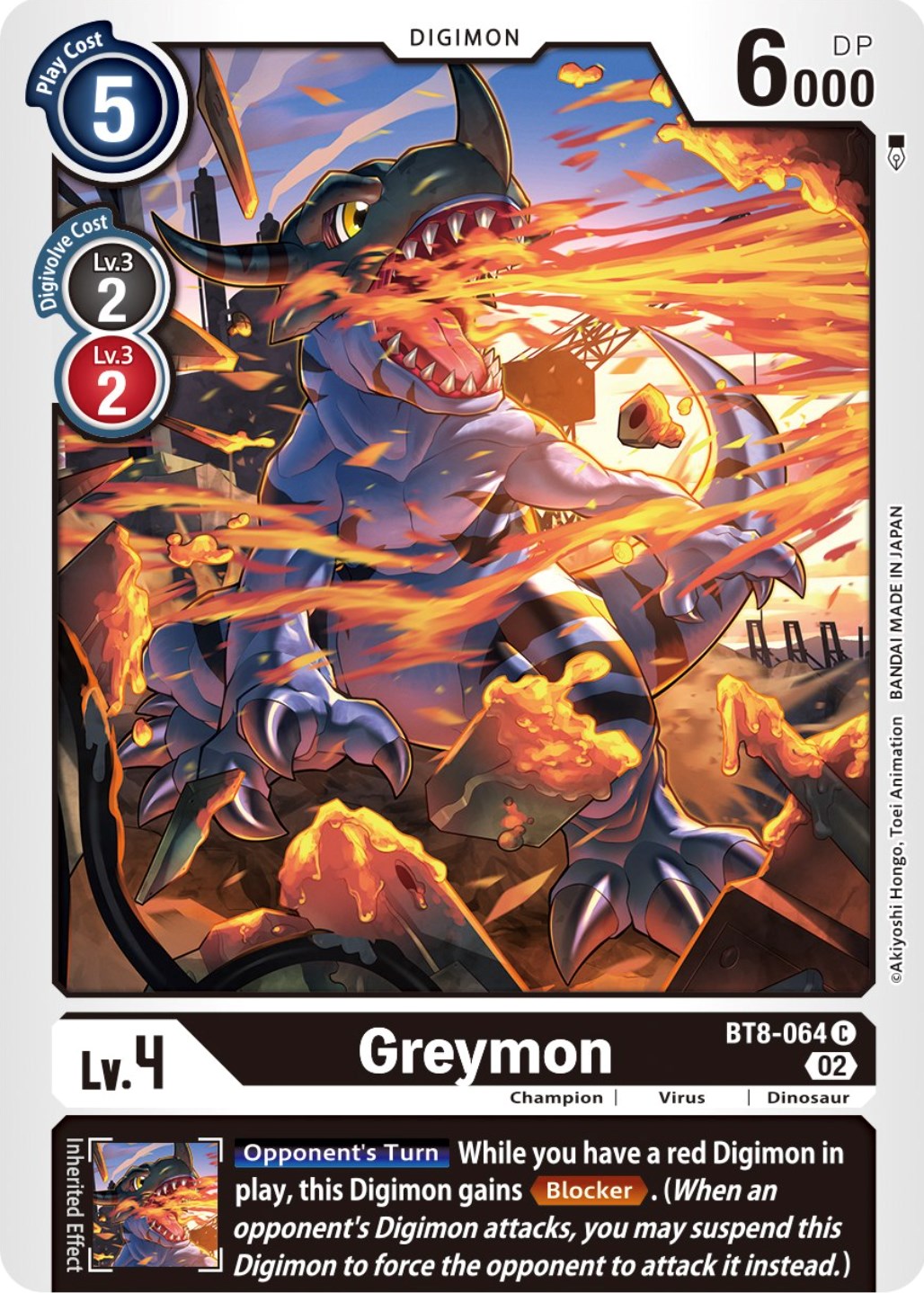 Greymon [BT8-064] (Winner Pack Dimensional Phase) [New Awakening Promos] | Enigma On Main