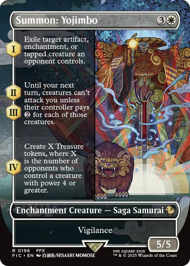 Summon: Yojimbo (Borderless) [FINAL FANTASY Commander] | Enigma On Main