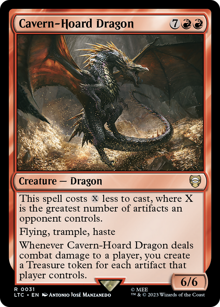 Cavern-Hoard Dragon [The Lord of the Rings: Tales of Middle-Earth Commander] | Enigma On Main