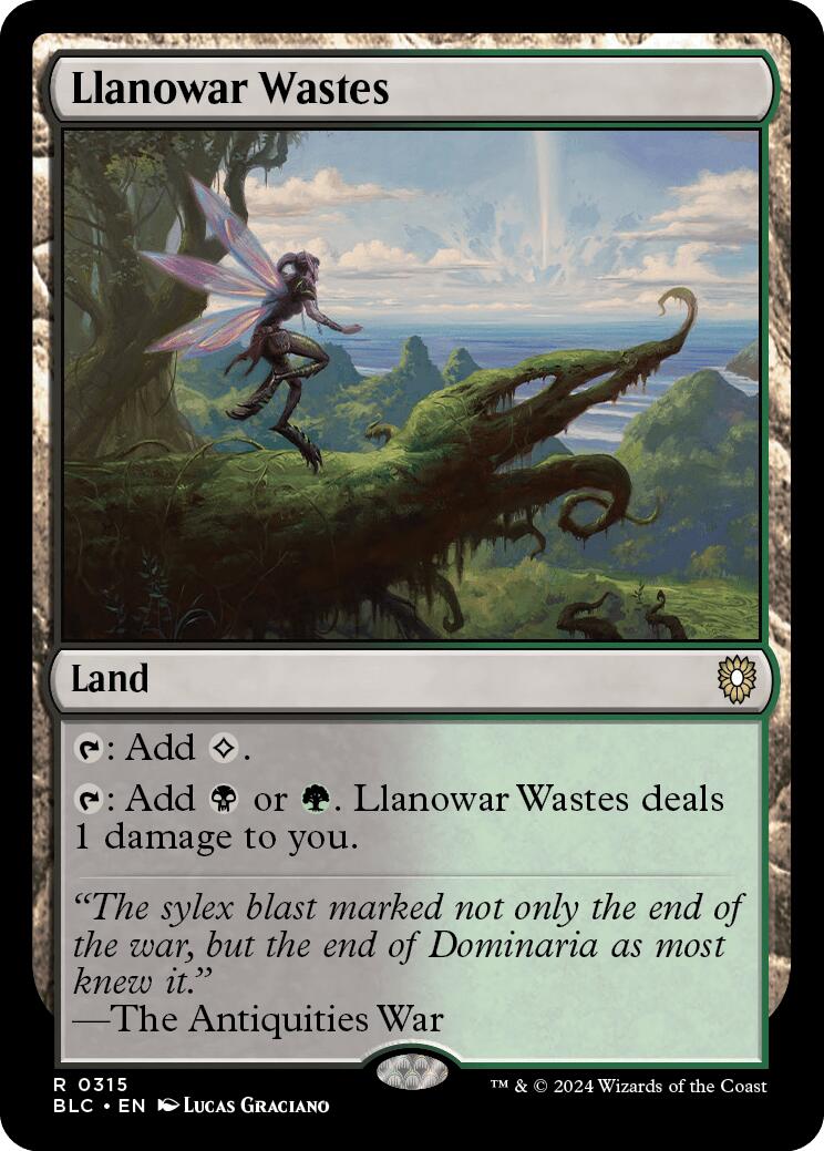 Llanowar Wastes [Bloomburrow Commander] | Enigma On Main