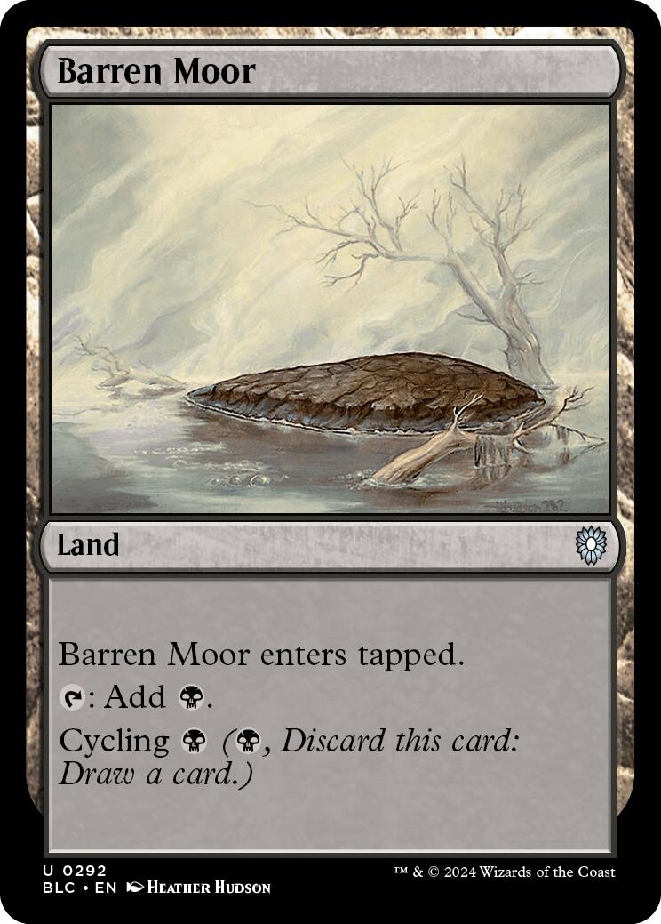 Barren Moor [Bloomburrow Commander] | Enigma On Main