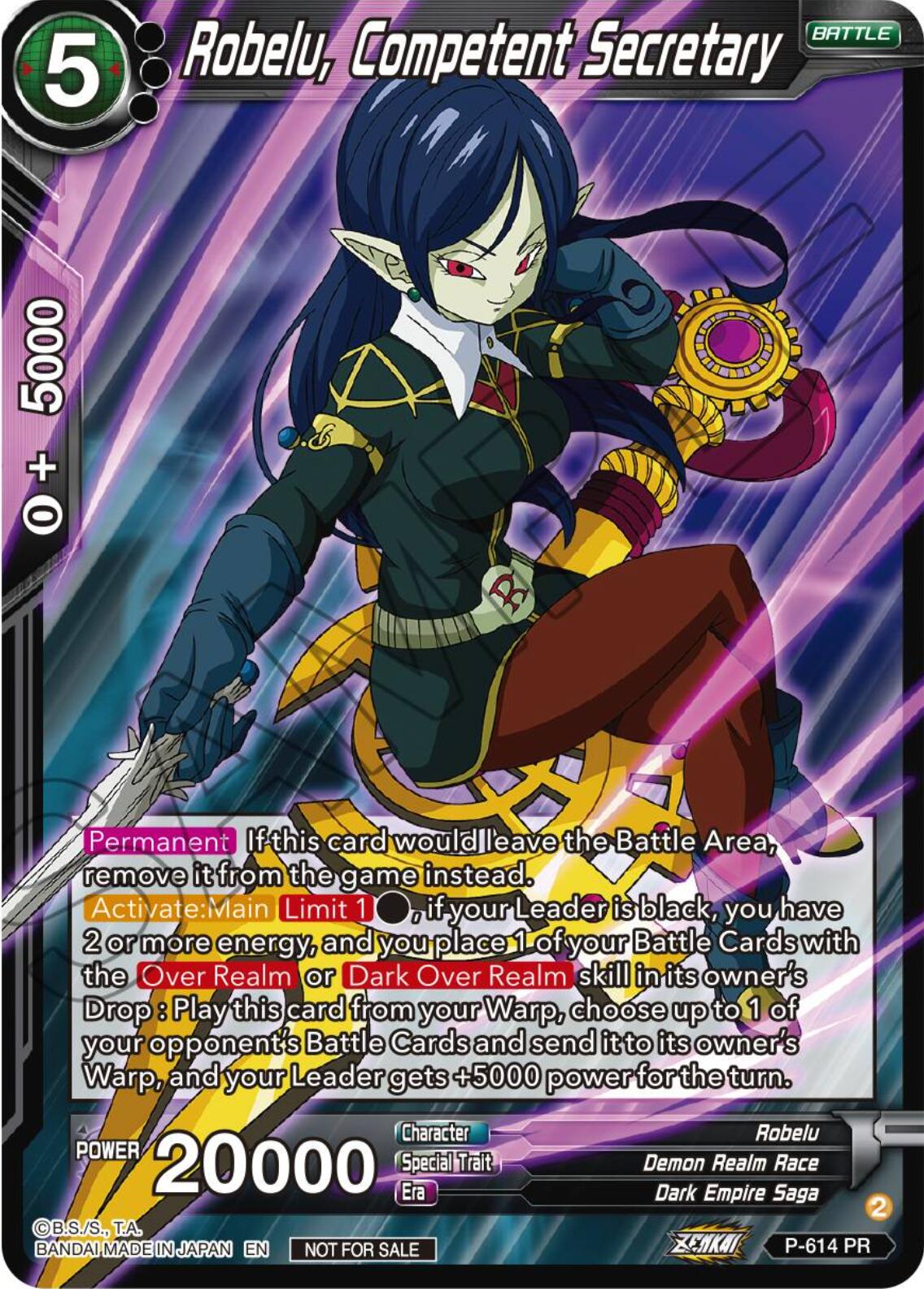 Robelu, Competent Secretary (Tournament Pack Vol. 8) (P-614) [Promotion Cards] | Enigma On Main