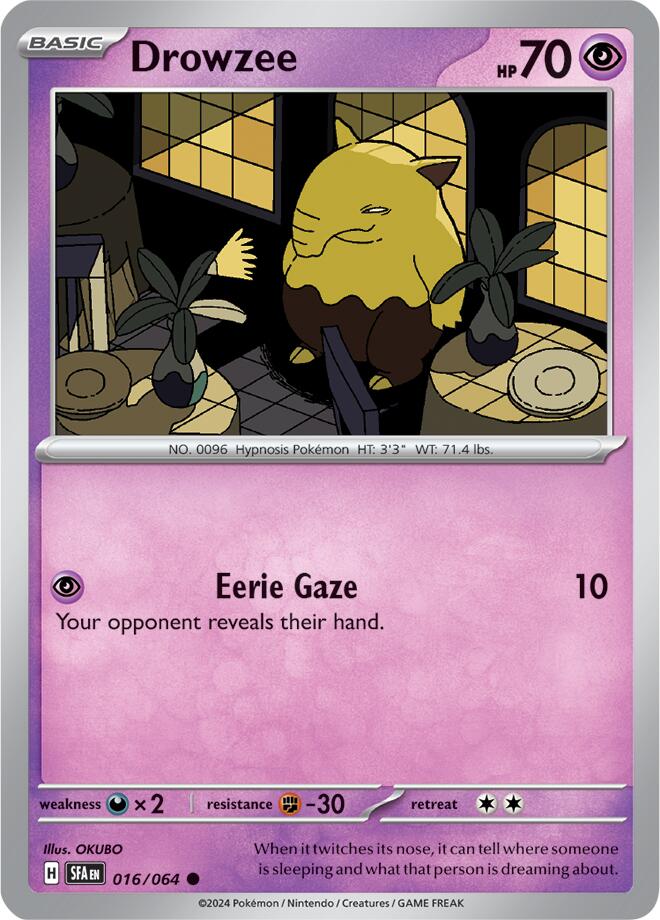 Drowzee (016/064) [Scarlet & Violet: Shrouded Fable] | Enigma On Main