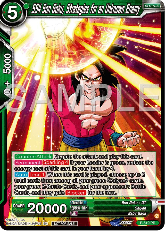 SS4 Son Goku, Strategies for an Unknown Enemy (Deluxe Pack 2024 Vol.2) (P-619) [Promotion Cards] | Enigma On Main