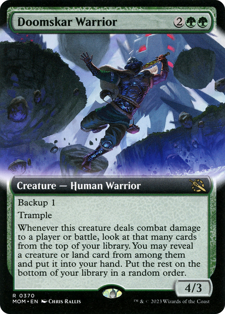 Doomskar Warrior (Extended Art) [March of the Machine] | Enigma On Main