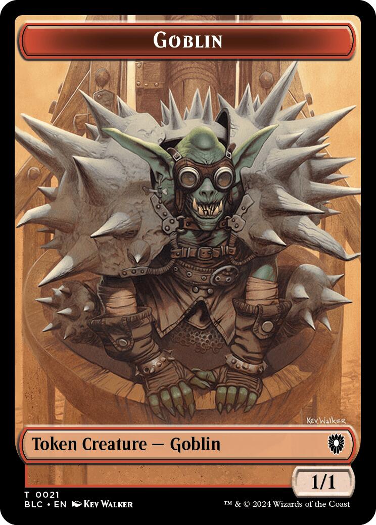 Goblin // Thopter Double-Sided Token [Bloomburrow Commander Tokens] | Enigma On Main