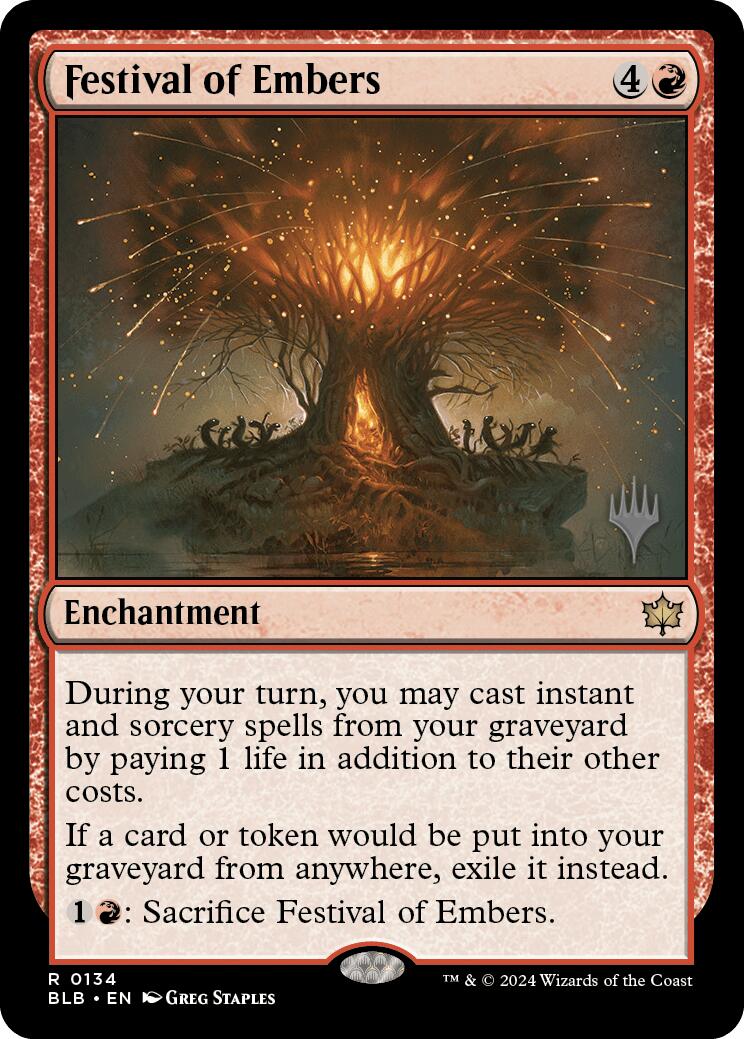 Festival of Embers (Promo Pack) [Bloomburrow Promos] | Enigma On Main