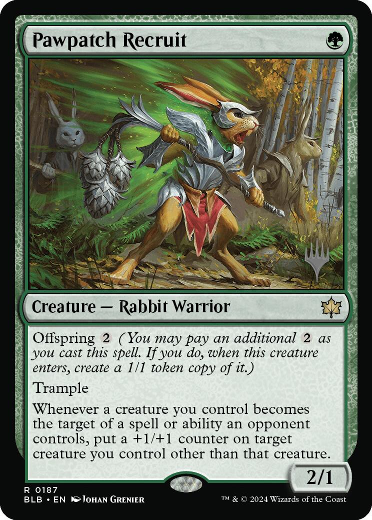 Pawpatch Recruit (Promo Pack) [Bloomburrow Promos] | Enigma On Main