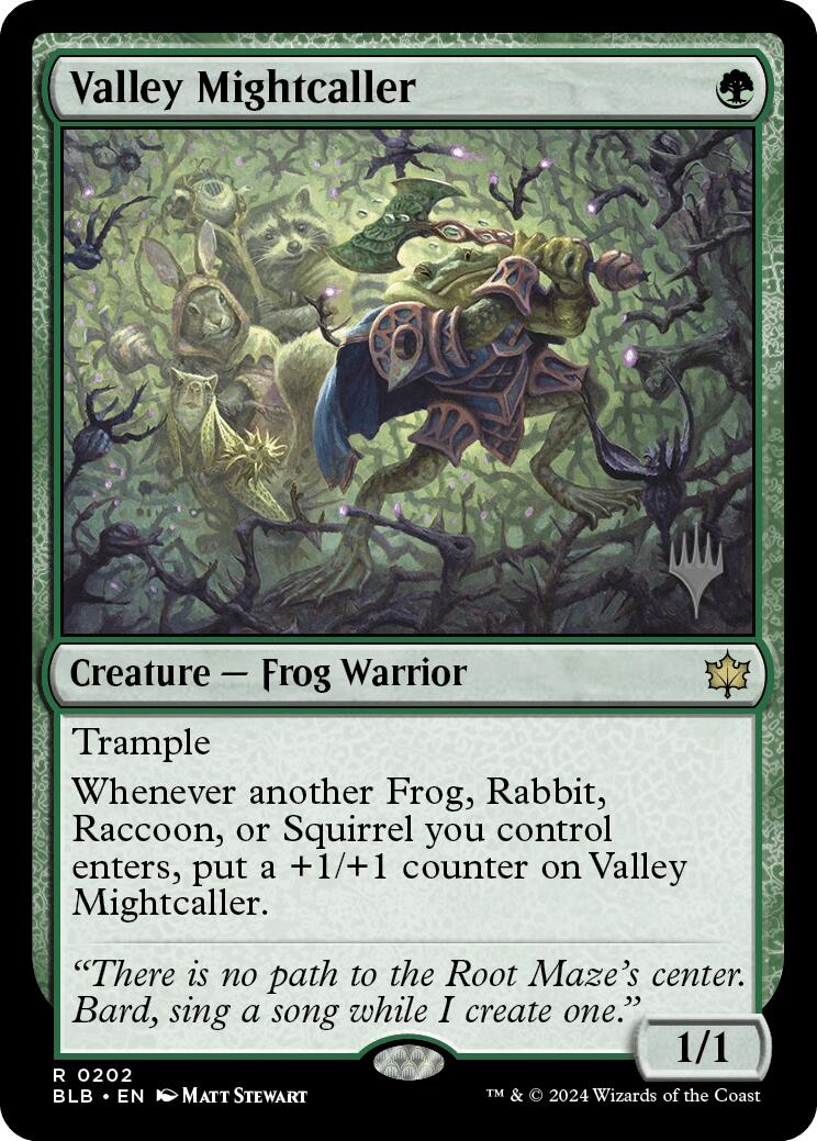 Valley Mightcaller (Promo Pack) [Bloomburrow Promos] | Enigma On Main