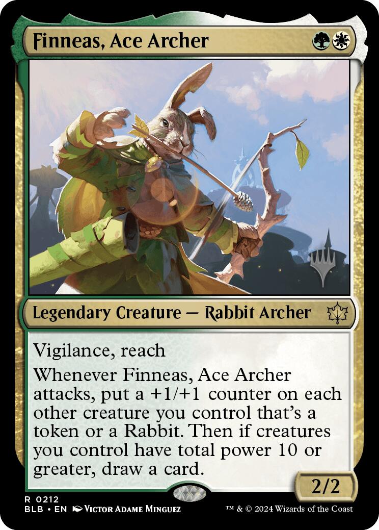 Finneas, Ace Archer (Promo Pack) [Bloomburrow Promos] | Enigma On Main