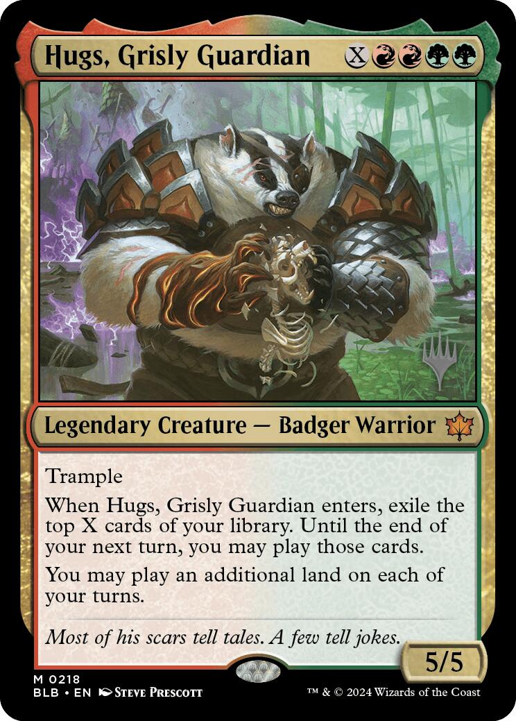 Hugs, Grisly Guardian (Promo Pack) [Bloomburrow Promos] | Enigma On Main