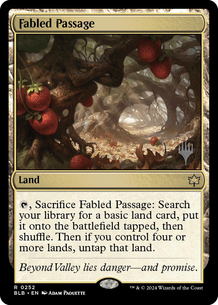 Fabled Passage (Promo Pack) [Bloomburrow Promos] | Enigma On Main