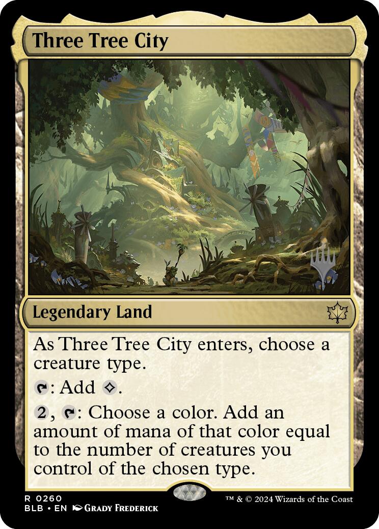 Three Tree City (Promo Pack) [Bloomburrow Promos] | Enigma On Main