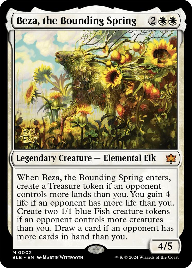 Beza, the Bounding Spring [Bloomburrow Prerelease Promos] | Enigma On Main