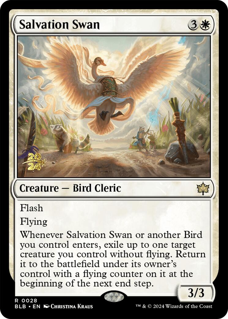 Salvation Swan [Bloomburrow Prerelease Promos] | Enigma On Main