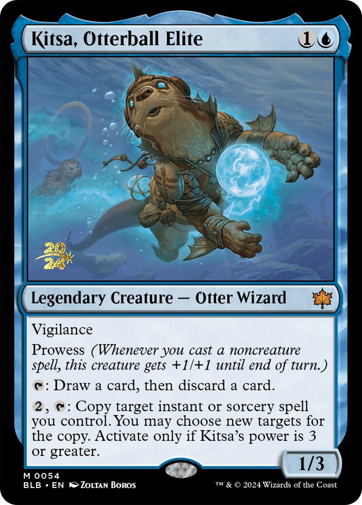 Kitsa, Otterball Elite [Bloomburrow Prerelease Promos] | Enigma On Main