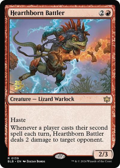 Hearthborn Battler [Bloomburrow Prerelease Promos] | Enigma On Main