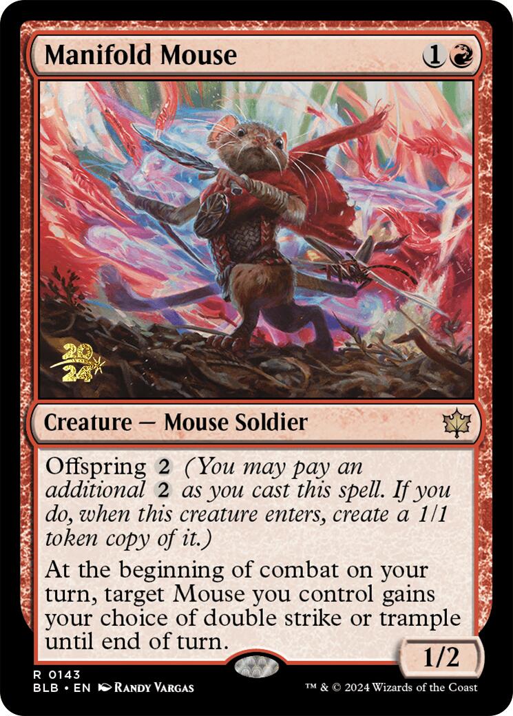 Manifold Mouse [Bloomburrow Prerelease Promos] | Enigma On Main