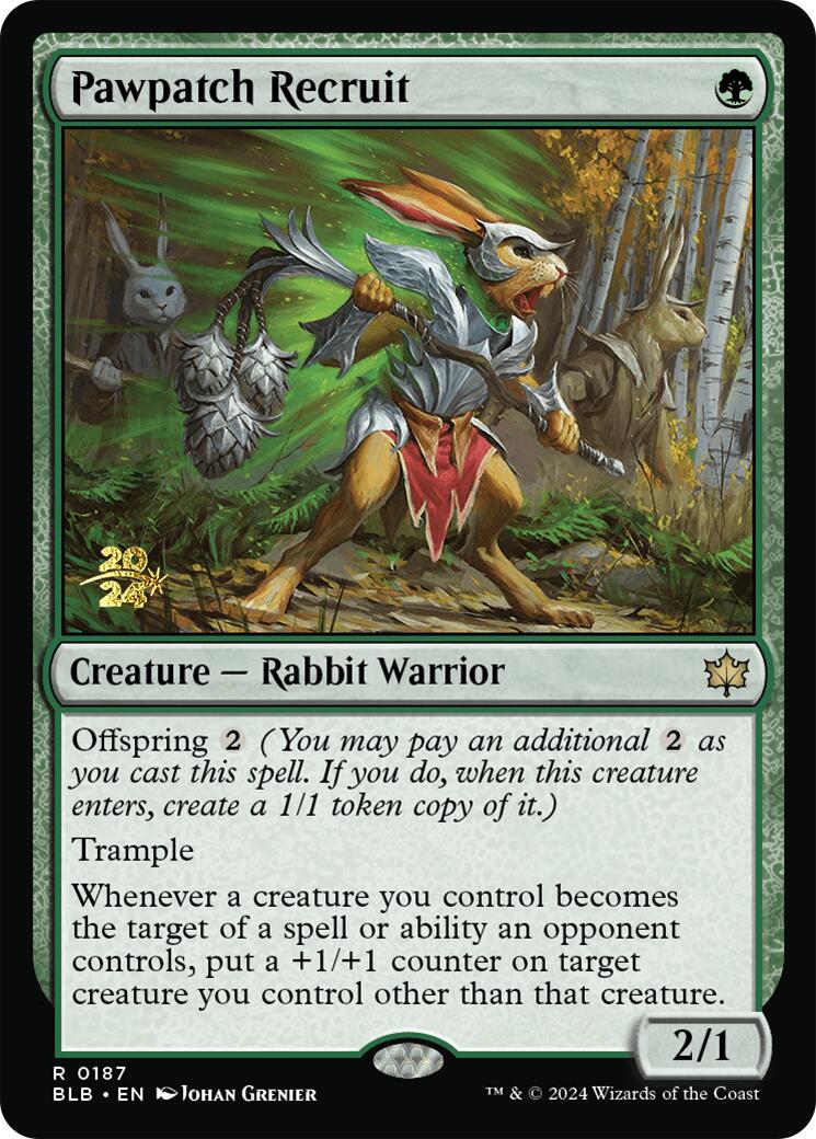 Pawpatch Recruit [Bloomburrow Prerelease Promos] | Enigma On Main