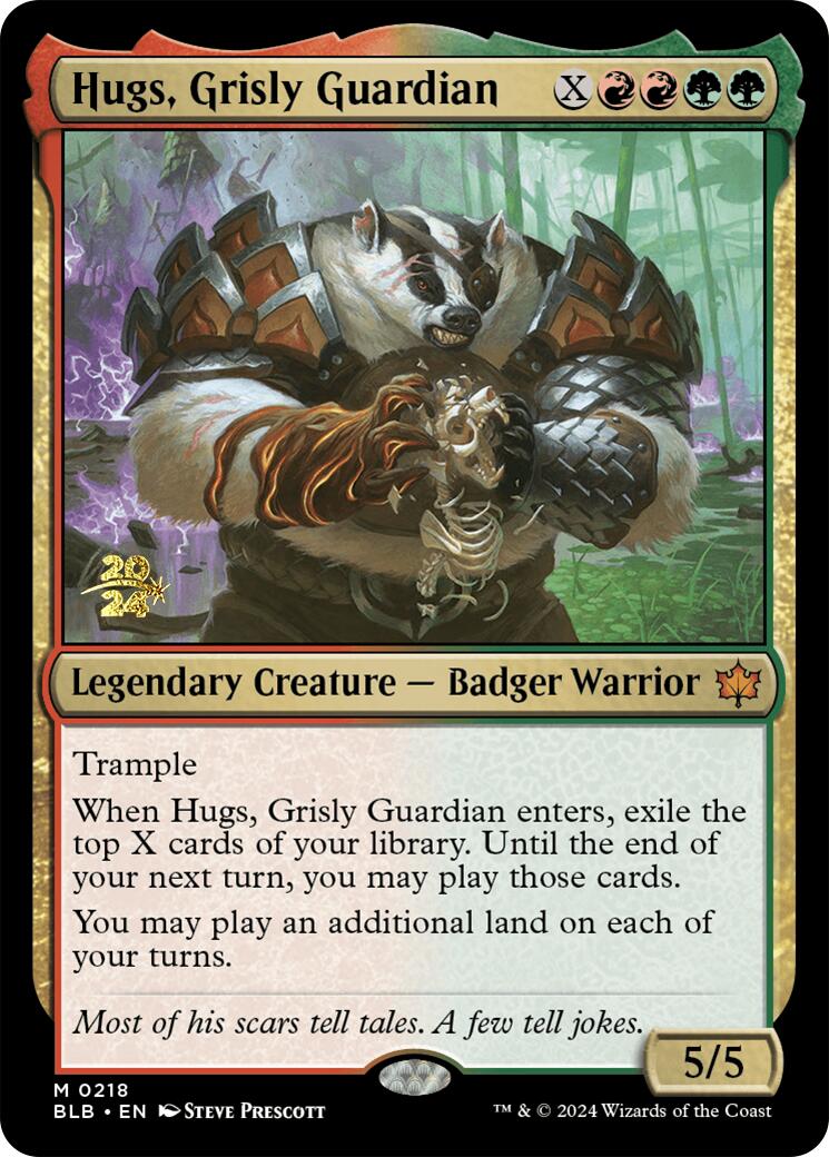 Hugs, Grisly Guardian [Bloomburrow Prerelease Promos] | Enigma On Main