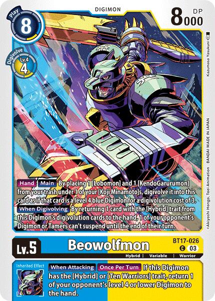 Beowolfmon [BT17-026] [Secret Crisis] | Enigma On Main